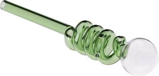 Hooker Fookers Glass Coil Oil Burner Pipe Borosilicate Glass Outside Fitting Hookah Mouth Tip