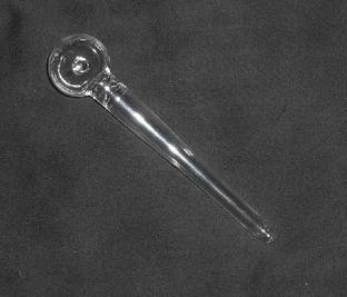 Hookah palace Latest Transparent Clear Glass Oil Burner Pipe 4 Inch Pack Of 1 Borosilicate Glass Inside Fitting Hookah Mouth Tip