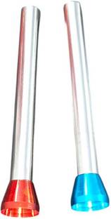 Puff Smart Steel Bong Shooter Filters 8cm 2 Pcs Steel Outside Fitting Hookah Mouth Tip