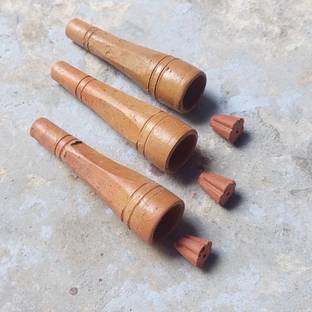 KESHU HANDICRAFT Handmade Resuable Hookaha Chillum Pipe Terracotta Outside Fitting Hookah Mouth Tip