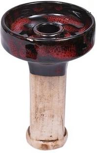 Puff Smart American Phunnel Ceramic Bowl/Chillum ( Color : Brown Shade ) 12 inch Ceramic Hookah
