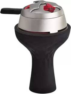 SCORIA Silicone Chillum and Cloud Aluminium Hookah 10 inch Aluminium Hookah