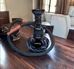 FUMIFY Shadow Smoke Phantom Black 8 inch Iron Hookah