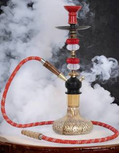 ALL.NATION.IMPEX 14 inch Iron, Glass Hookah