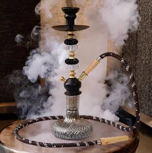 ALL.NATION.IMPEX Premium Designer Crystal Style 18 inch Glass Hookah