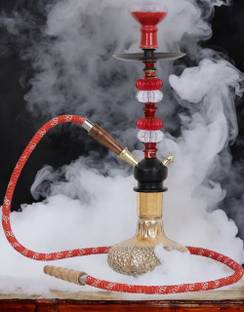 Duman Premium Designer Crystal Style 14 inch Iron, Glass Hookah
