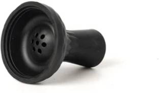 SCORIA Silicone Unbreakable Black Hookah Chillum for Stylish Hookah 5 inch Plastic Hookah