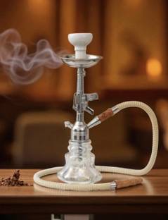 The New Look Best Quality Trendy Hukka_new 14 inch Glass, Iron Hookah