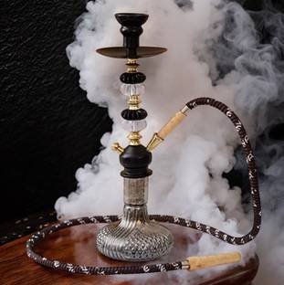 Bezak Premium Designer Crystal Style 18 inch Glass Hookah