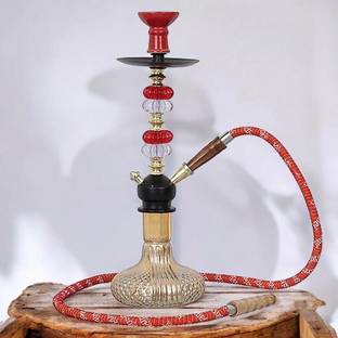 ALL.NATION.IMPEX 12 inch Iron, Glass Hookah