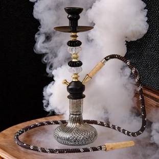 ALL.NATION.IMPEX Premium Designer Crystal Style 18 inch Glass Hookah