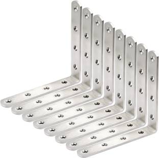EBCO Right Angle Bracket Brackets, Pack of 25, 4cm Size, L Patti Hose Brackets