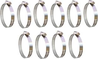 ESEKSAFAR 10pcs S S Hose Clamps 3"inch Clamp diameter adjustable Hose Clamps