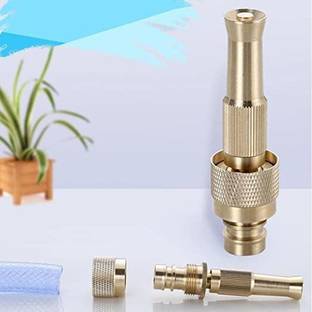 RUDRAKSH Brass Nozzle Water Spray Gun Jet Hose Nozzles Pipe High Pressure For Car,Window Hose Connector