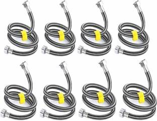 SKENTERPRISES 24" Stainless steel connection pipe for geyser & water tap fitting (4 pipe) Hose Connector