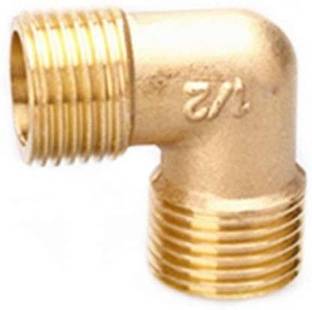 Filfora Brass Elbow 90 Degree Hose Elbow Angle Out 1/2" Male x 1/2" Male Threaded Hose Connector