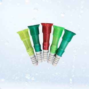 TAVA Rubber Jointer Pipe Nozzle for Washroom, Kitchen, Garden Set of 5 Hose Connector Hose Connector