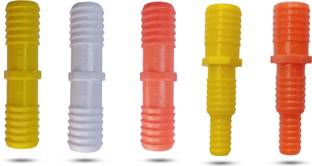 ESEKSAFAR 5pcs 1inch Two way Plastic Pipe Connector for Home Garden pipe connector Hose Connector