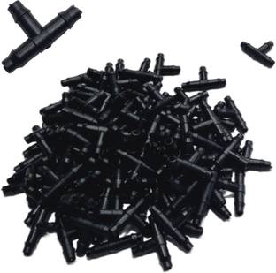 GKI POULTRY T Joint use for drinker in Poultry Farm 6mm (Pack of 50) Hose Connector