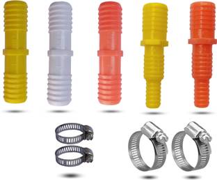 ESEKSAFAR 5pcs 1inch Two way Plastic Pipe Connector for Home Garden pipe connector Hose Connector