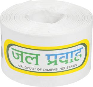 Jal Pravah HDPE lapeta pipe 2.5 inch 30 meter 0.32 mm Thick | HDPE Laminated Woven Lay Flat Tube Lapeta Hose Pipe