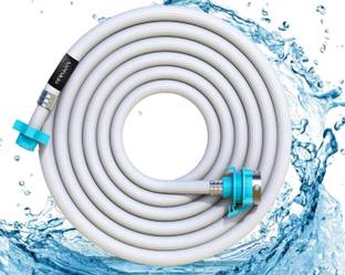 Episkey 10Meter Flexible PVC Washing Machine Inlet Hose Water Pipe Universal Water Inlet Tap Adaptor Connector for Top & Front Load Fully Automatic Hose Pipe