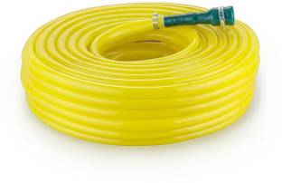 Garbnoire Premium Quality 30 Meter 0.5 inch Water Pipe for Car Wash | Garden Pipe | PVC Water Pipe with Hose Connector and Clamps Premium Quality 30 Meter 0.5 inch Water Pipe for Car Wash | Garden Pipe | PVC Water Pipe with Hose Connector and Clamps Hose Pipe