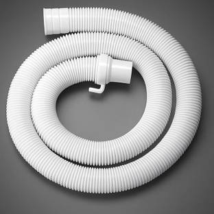 WROSHLER 1.5 MTR Washing Machine Outlet /Drain Pipe Corrugated Plastic Outlet Pipe 01.148 Extension Hose Pipe Suitable for All Fully/Semi Automatic Washing Machines Hose Pipe