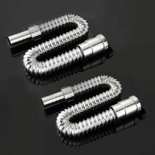 Lipka Waste Pipe CP| PVC Chrome Plated Pipe| 30 Inches Wash Basin Waste Pipe| PVC Hose Pipe
