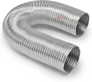 Seavy 6" 10 ft Aluminum Pipe (6"10ft Al Pipe) for kitchen chimneys Hose Pipe