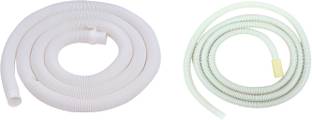 Ninetales Washing Machine Pipe Combo 5 Meter Inlet + 5 Meter Outlet - For Front & Top Load Automatic Washing Machines of , , - Water Supply & Drain Hose Pipe