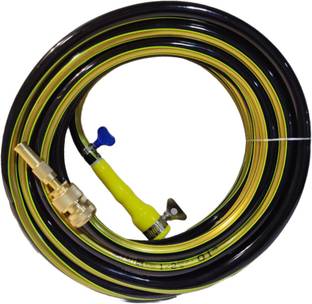 Sonotek Black Gold heavy Duty Pipe(Size:1/2 inch,12.5 MM Length: 10 Meters,32.5 feet with High Pressure Spray gun & tap Adapter for Multipurpose Uses. Hose Pipe