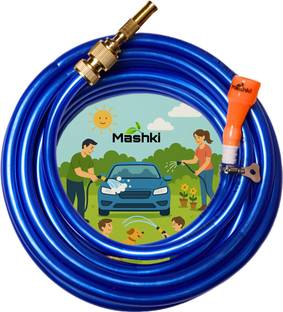 MASHKI With Water Sprayer For Garden, Car Wash, Floor Clean, Pet Bath, Pipe With Water Sprayer For Garden, Car Wash, Floor Clean, Pet Bath, Pipe Hose Pipe