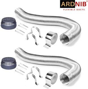 Ardnib Chimney Pipe 6 inch/20ft Pipe with air cap Hose Pipe