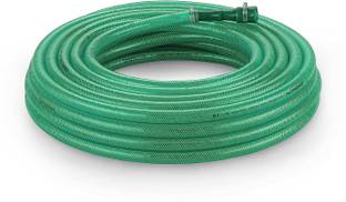 Garbnoire Heavy Duty 3 Layered Braided Water Hose Pipe (Size : 0.75 inch - Length : 30 Meters) Garden, Car Wash, Floor Clean with Hose Connector 22 Hose Pipe