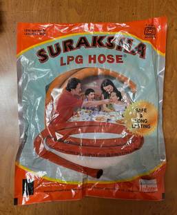 suraksha LPG Gas Pipe Steel Reinforced LPG Gas Cylinder Hose Pipe