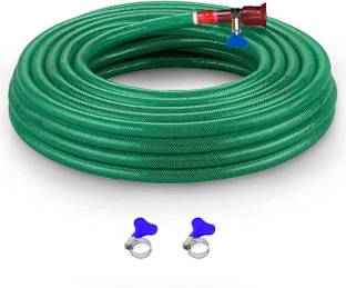 Cinagro 0.5 inch with Tap Adapter & 3 Clamps Hose Pipe