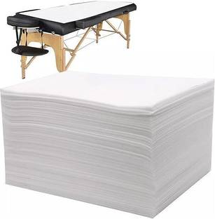 spasthetic White Disposible Bedsheet Spa & Hospital Bedside Screen