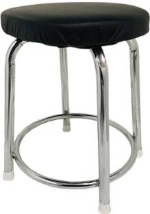 RATISON Chrome Steel Stool for Home/Doctor Stool/Medical Stool/Salon Stool/Warehouse Stool/Garage Stool/Stool for Bathroom/Multipurpose Stool with Cushion seat Hospital Food Stool