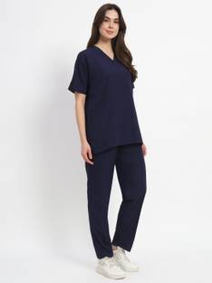 LATHIYA UNIFORM SCRUB SUIT HALF BLUE Shirt, Pant Hospital Scrub