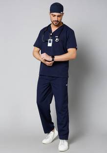 KNYA Men Scrub Suit Set| Pant, Shirt Hospital Scrub