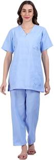 Rajindras COTTON BLENDED UNISEX SCRUB UNIFROM Shirt, Pant Hospital Scrub