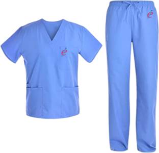 jahnavi enterprises Reusable Medical Scrubs for Doctors Nurses Men Women Professional OT Dress small Pant, Shirt Hospital Scrub