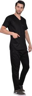 DENIMEN Cotton Unisex Medical Scrub Suit for Men & Women Shirt, Pant Hospital Scrub