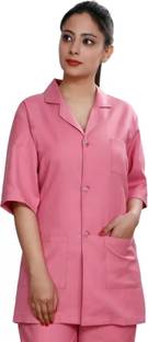 SEEMESH Apron Doctor, Nurses, College Students Shirt Hospital Scrub