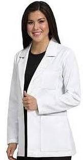 Surgiway Doctor Apron| Hospital Uniform | Unisex Lab Coat | Laboratory Student Gown Hospital Scrub