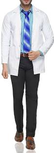 ATCX Unisex Lab Coat/Apron Cotton White Colour For Medical Students, Shirt Hospital Scrub