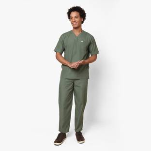 KNYA Men's Scrubsuits | 5 Pocket | V Neck | For Doctors Pant, Shirt Hospital Scrub