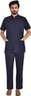 DENIMEN Cotton Unisex Medical Scrub Suit for Men & Women Shirt, Pant Hospital Scrub