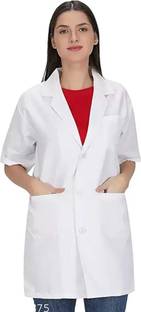 DeviM Premium Quality Medical Apron in Cotton linen Shirt Hospital Scrub